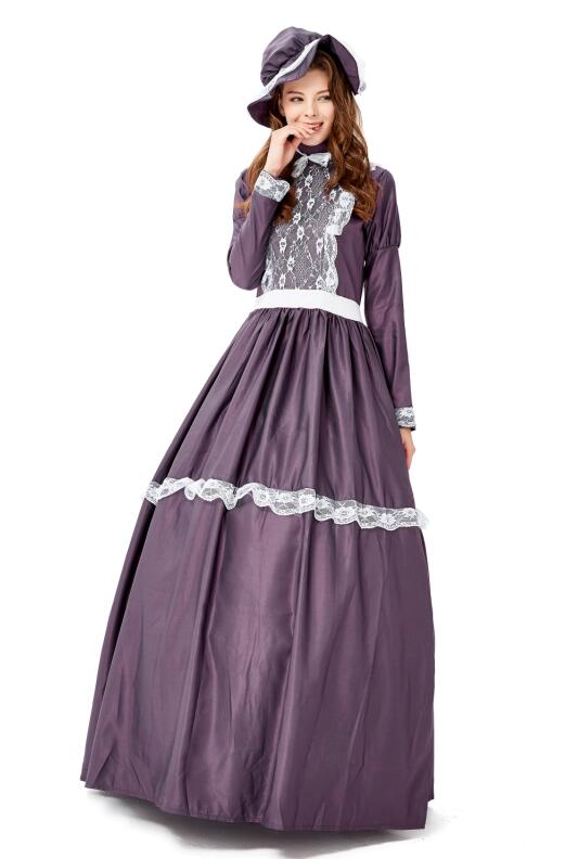 F1949 Womens Medieval Renaissance Ladies Dress Cosplay Masquerade Costume